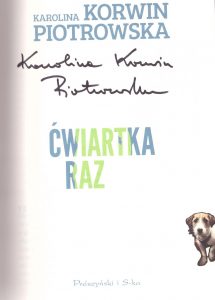 K. Korwin Piotrowska autograf dla BeeYes